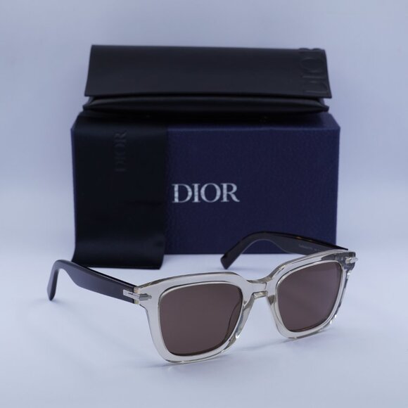 Dior DIORBLACKSUIT S10I 78F0 Square Sunglasses - Beige / Brown main image 5
